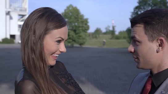 Steaming black-haired in softcore stocking and garter belt, Tina Kay got romped rock-hard, from the back