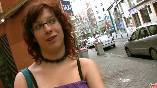 PUTA LOCURA Huge-Chested sandy-haired teenager dweeb picked up and nailed