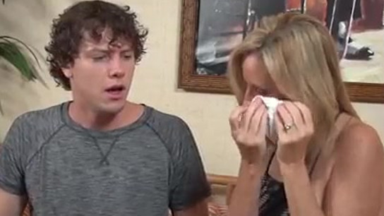 Stepson consoles mummy